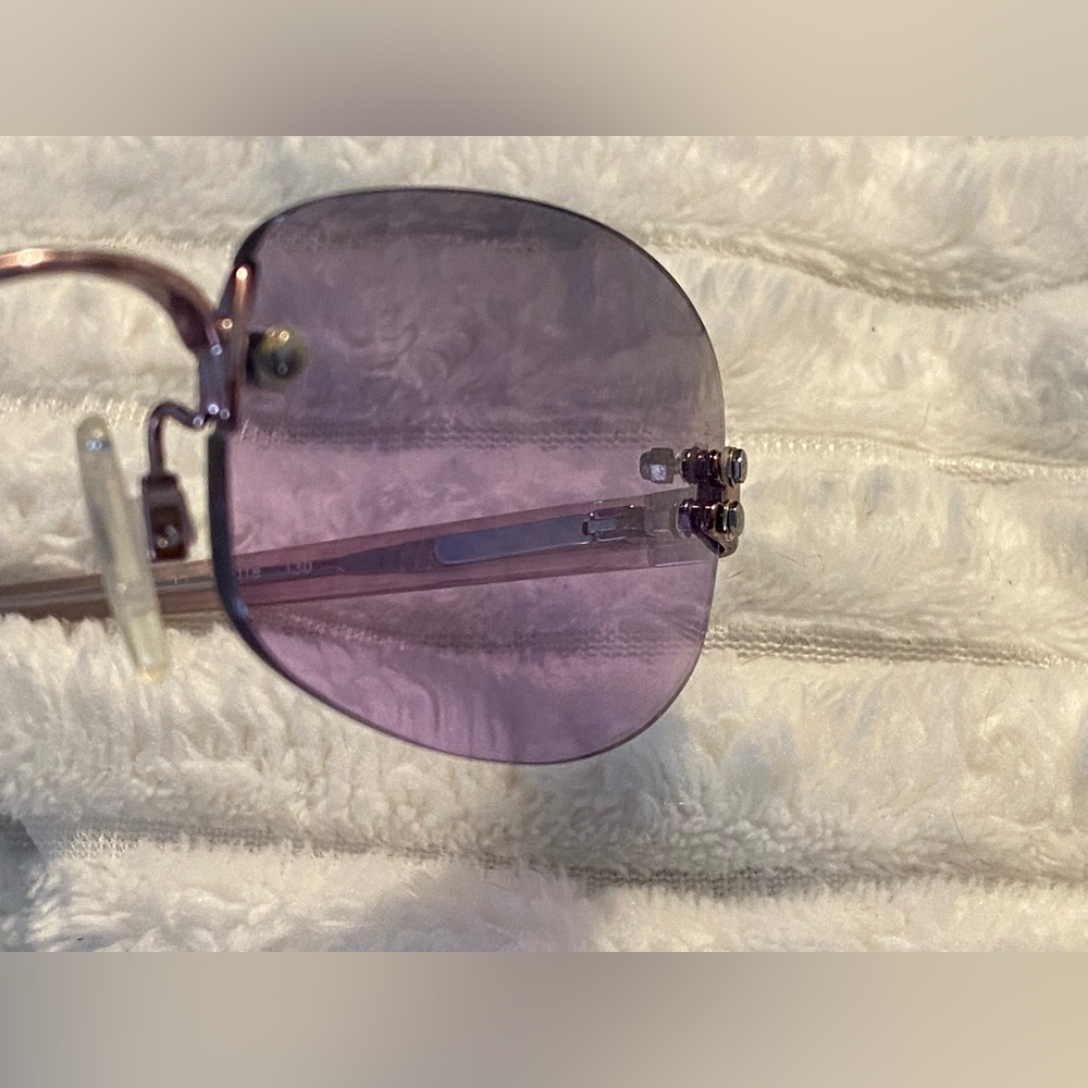 Chanel Rimless Sunglasses Coco Mark Gradient purple 57 18 130 - Picture 6 of 6